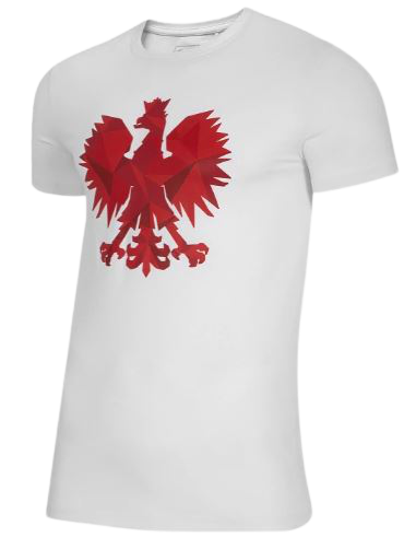T-shirt koszulka męska 4F kibica TSM500 biała
