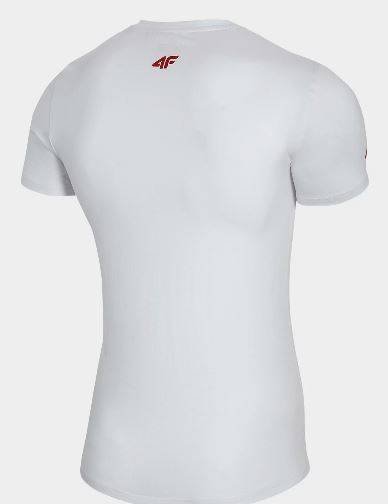 T-shirt koszulka męska 4F kibica TSM503 biała
