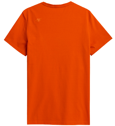 T-shirt męski 4F TSM030 bawełniany pomarańcz 
